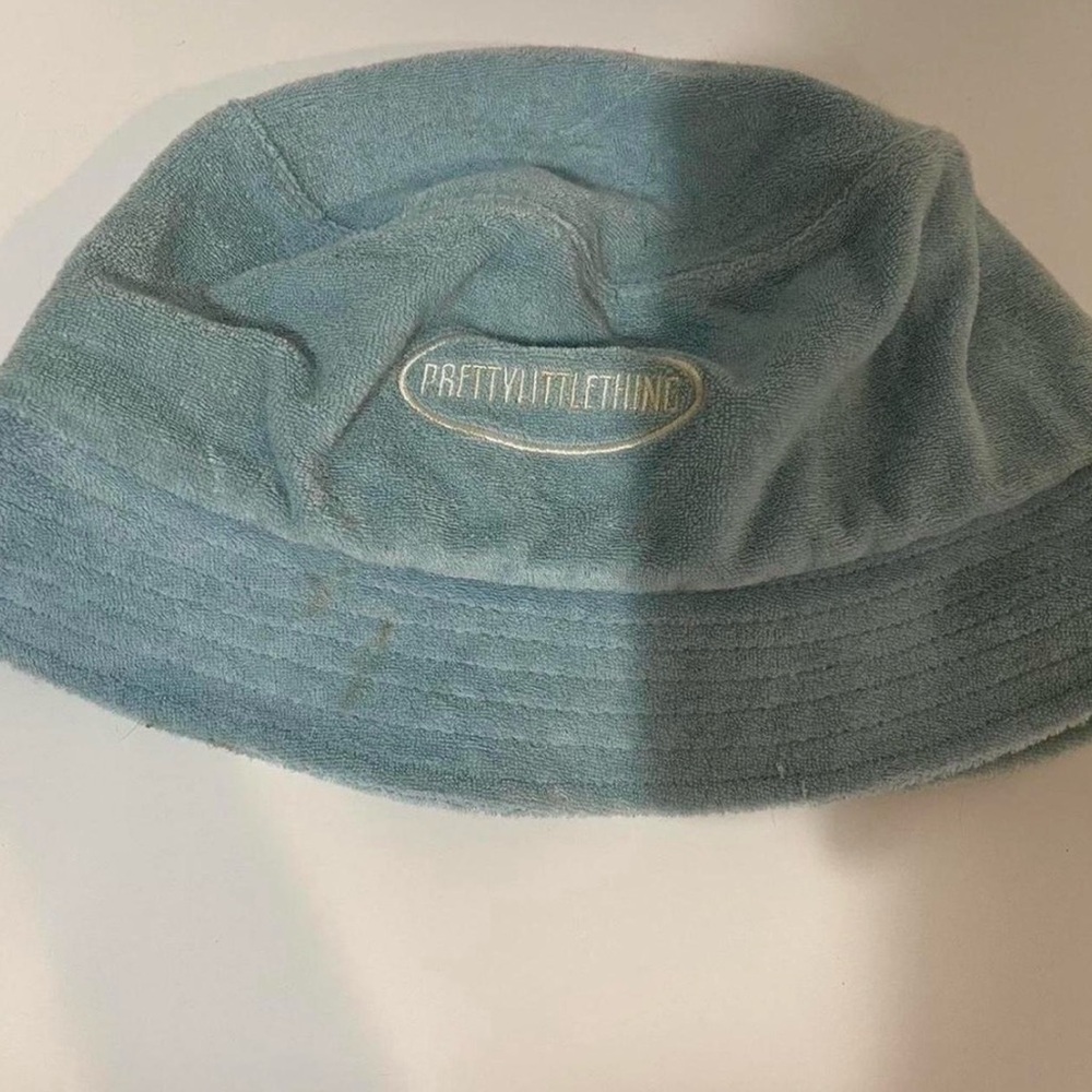 PrettyLittleThing Light Blue Bucket Hat
